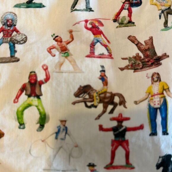 Eticet Boys Colorful Cowboy Wester Graphic Short Sleeve Button Down Shirt - Picture 4 of 6